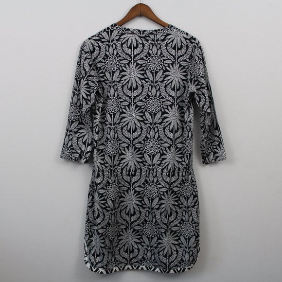 Hatley Black & White Drawstring Dress - Picture 16 of 16